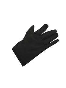 Heat Resistant Left Hand Styling Glove - Five-Finger Thick Design With Adjustable Strap, Suitable For Salon DIY - Black - View 5