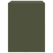 vidaXL Armoire murale pour garage Vert olive 80 x 40 x 53 cm - Vert olive - Voir 7