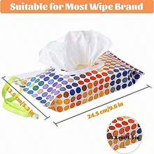 Bolsa Reutilizable para Toallitas Humedas de Bebé, Ideal para Familias, Viajes y Exteriores, Rellenable y Porta Toallitas - Embalaje estándar - Ver 6