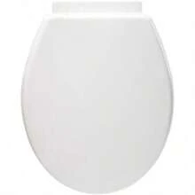 Requisite Needs Soft Close Toilet Seat – White Oval, Top Fixing With Adjustable Hinges - White - View 11