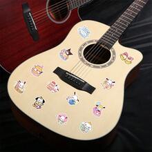 SANRIO 52PCS Cartoon Cute HelloKitty Cinnamoroll Kuromi Mymelody Graffiti Stickers For Bicycle Hand Account Pencil Case Decals - 52PCS - View 4