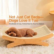 Sisal Cat Scratching Sofa With Integrated Toy Mat | Durable, Suitable For Cat Claws, Made Of Sisal Rope - L - View 6