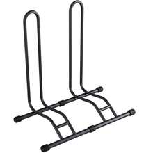 2 Packs Bicycle Floor Rack Bike Parking Stand,Freestanding Double Bike Storage Rack Indoor & Outdoor, Suitable For Mountain Bike, Road Bike, For Bicycle With Wheel Diameter Max 29 Inches - Black - View 1