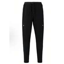 Nike Mens Lightweight Gym Jogger Pants,Men's Workout Sweatpants With Zip Pocket Black - 黑色 - 查看 5