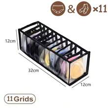 Foldable Drawer Organizer Boxes, Underwear, Socks, Bra Storage Containers - Multicolor - View 12