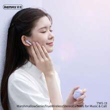 REMAX Marshmallow Series True Wireless Stereo Earbuds For Music&Call TWS-19 - Pink - View 5