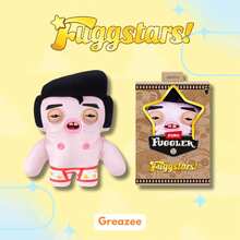 Spin Master Spin Master Fugg Stars 23 cm Plüschpuppe, offiziell und echt, lustige hässliche Monster Plüschpuppe mit menschenähnlichen Zähnen, hässlich-süße Monster Plüschpuppe für Erwachsene, perfektes Plüschpuppen Sammlerstück Geburtstagsgeschenk - Greazee - Übersicht 6