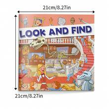 Libro de actividades para buscar y encontrar objetos ocultos, búsqueda visual y rompecabezas para encontrar elementos, entrenamiento de observación y concentración, escenas ilustradas divertidas con listas de verificación, desafíos que estimulan el cerebro, práctica de enfoque sin pantalla - Entrenamiento de atención - Ver 3