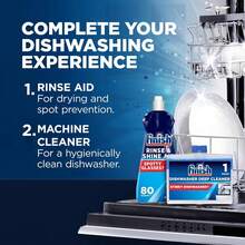Finish, Dishwasher Rinse Aid, Lemon Rinse & Shine Cleaner, 400ml, Ultimate Clean & Diamond Shine, Glass Protection, Spot Prevention, Better Drying Vs Finish Detergent Alone - 400 Ml (Pack Of 1) - View 9