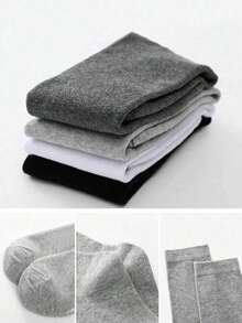 6双装男士长筒袜，秋冬季中筒商务黑色长袜，高筒袜，优质面料，防臭，舒适保暖