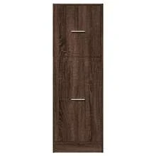 vidaXL Armadio da farmacia marrone chêne 40x41x118 cm in legno d'ingegneria - Castano - Visualizzare 5