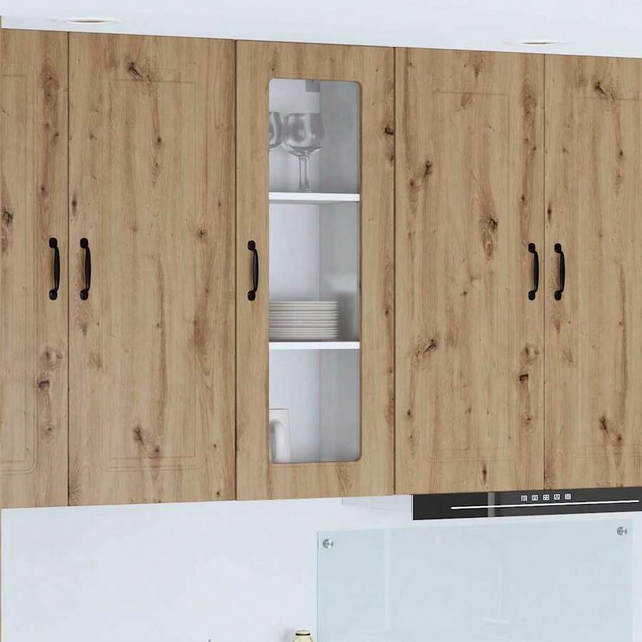vidaXL Armadio da cucina Kalmar Chêne artigianale 40 x 31 x 100 cm - Castano - Visualizzare 1