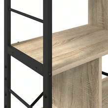 vidaXL Étagère Chêne Sonoma 75 x 30 x 123,5 cm Bois d'ingénierie - Castanho - Ver 8