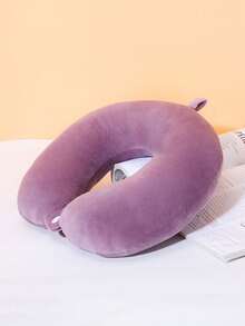 2pcs U-Shaped Memory Foam Neck Pillow, Portable Home/Travel Cervical Pillow, Office Nap Pillow, Camping Pillow, Travel Pillow, Compact & Comfortable, Ergonomic Inflatable Pillow For Camping And Hiking To Support Neck And Waist, Unisex, Multiple Colors Available - Multicolor - View 15