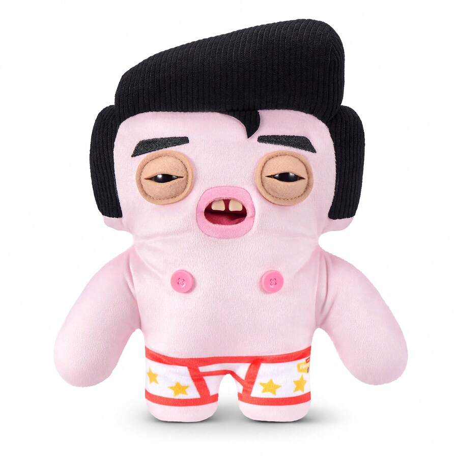 Spin Master Spin Master Fugg Stars 23 cm Plüschpuppe, offiziell und echt, lustige hässliche Monster Plüschpuppe mit menschenähnlichen Zähnen, hässlich-süße Monster Plüschpuppe für Erwachsene, perfektes Plüschpuppen Sammlerstück Geburtstagsgeschenk - Greazee - Übersicht 1