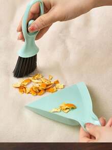 Mini Drawer Desktop Cleaning Brush Set, Includes Dustpan & Broom, Suitable For Cleaning Dining Table, Keyboard, Small Gaps, Pet Waste, Bird Cage - Multicolor - View 6