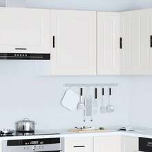 vidaXL Armario mural de cocina Porto blanc madera de ingeniería - Blanco - Ver 4