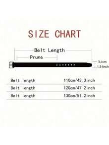 3pcs Women&Men's Black Square Metal Buckle Neutral PU Leather Adjustable Waist Belt, Suitable For Jeans, Pants, Skirts, Casual & Date Wear Fall, Autumn, Halloween - 3pcs (black + Brown + Khaki) - View 2