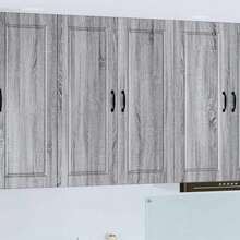 vidaXL Armoire de cuisine avec étagère Gris Sonoma 80 x 31 x 100 cm - Gris - Voir 1