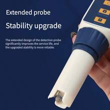 5-In-1 Digital Water Quality Tester (PH+TDS+EC+Temperature+Salinity) LED Display Water Quality Test Pen, High Precision Tester Suitable For Fish Tank, Aquaculture, Irrigation Water And More - Royal Blue - View 3