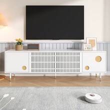 Muebles para televisión y centros de entretenimiento - Blanco - Ver 2