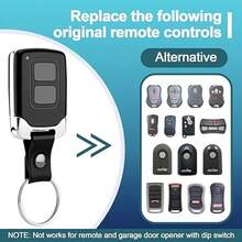2pcs Replacement Remote For Genie & Overhead Door Garage Door Openers - Compatible With G3T-R, G3T-BX, G3T-A Models (1995+ Intellicode Openers Only) - Black - View 6