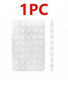 1pc Silicone Suction Cup Phone Holder, Hands-Free Phone Stand, Suitable For Any Smartphone, Great For Selfie And Video Shooting, Ideal Gift For Valentine's Day And Holidays, Essential For Airplane Travel