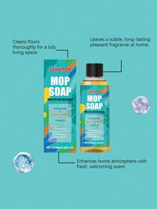 jakehoe Fragrant Mop Soap Cleaning Liquid, Multi-Surface Floor Cleaner, Degreasing, Refreshing, Long-Lasting Fragrance - Multicolor - View 3