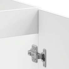 vidaXL Mobile basso per évier Kalmar bianco brillante 80x46x81,5 cm - Bianco - Visualizzare 9