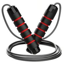 1pc New Adjustable Steel Wire Jump Rope, Tangle-Free Fitness Training Equipment For Home Workout - Multicolor - View 14