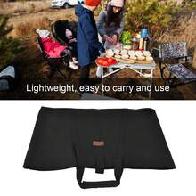 Foldable Storage Bag Made Of Waterproof Oxford Cloth With Sponge Padding. Black Multifunctional Carrying Bag For Outdoor Picnics And Travel. - Hitam - View 1