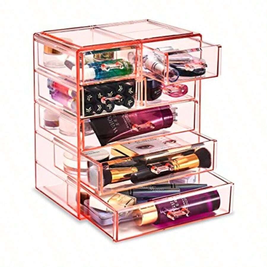 Makeup Storage Set - 藕粉色 - 查看 1