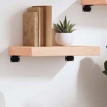 vidaXL Étagère murale 40x30x(2-6) cm bois de chêne massif non traité - Castano - Visualizzare 1