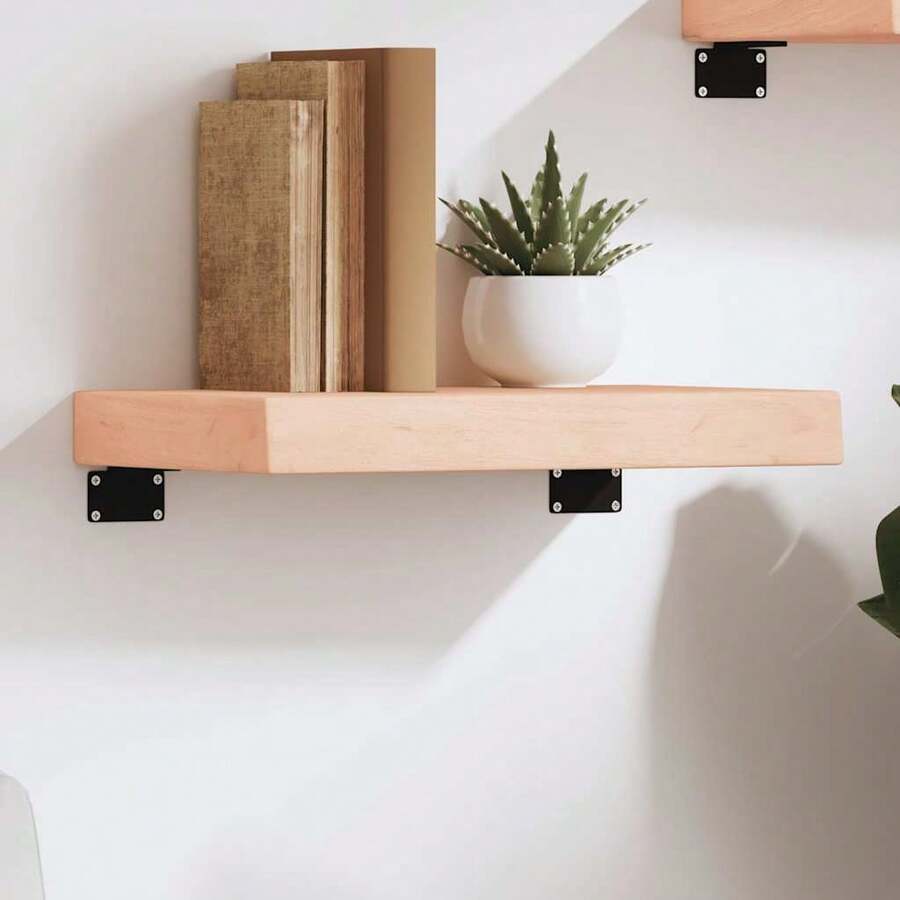 vidaXL Étagère murale 40x30x(2-6) cm bois de chêne massif non traité - Castano - Visualizzare 1