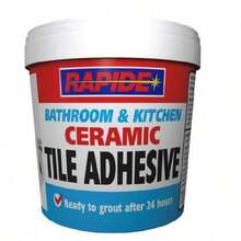 RAPIDE Ceramic Tile Adhesive 1kg Tub Ready To Use Wall Tile Fixing Compound - 1KG - View 6