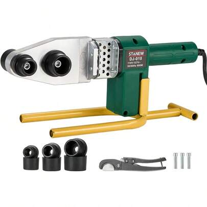 Kit de Termofusora con 3 Dados 110V 600W Termofusor Herramientas Soldador de Tubo de Agua PláStico Para PPR/PPB/PPE/PVC : Herramientas y Mejoras del Hogar J6J5