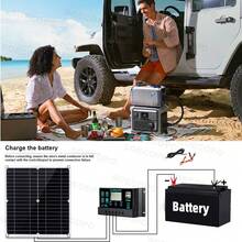 8000W Solar System Power Kit 12V/24V Dual Voltage LCD Inverter 100A Controller 300W Panel For Home/RV/Camping Power Station - SEP-11K-e8000 - View 12