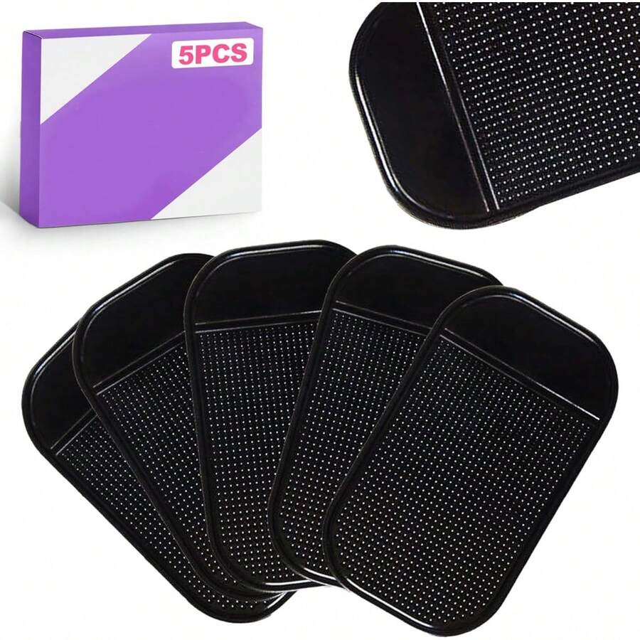 Non-Slip Gel Dashboard Sticky Pads Car - Multi-Function Mat Anti-Slip Pad Grip Mount, Washable Reusable Dash Pad - Default - View 1