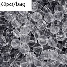 60pcs/Pack 8mm Glass Round Beads With Super Many Colors To Choose From, Handmade Necklace Bracelet Jewelry Making Accessories - Monochrome Glass Beads - View 25