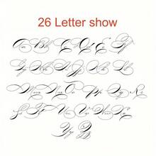 Stainless Steel Customized Gold Artistic Font Style Name Necklace Fashionable And Elegant Handwriting Style Personalized Private Custom Nameplate Pendant Necklace Women's Charm Jewelry Valentine's Day Gift - Multicolor 4 - View 10