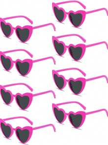 12只复古心形装饰玻璃杯，适合作为时尚配饰，适用于新娘送礼会、情人节、单身派对、婚礼、生日、万圣节、圣诞节和其他场合。 - 彩色 - 查看 17