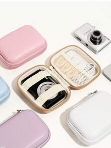 Mini CCD Camera Case, With Mesh Pocket, Digital Camera Case, Camera Bag, Travel, Portable, Lightweight, Durable, Stylish, For Home, For Outdoor - Multicolor - View 9