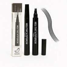 Long-Lasting, Waterproof Eyebrow Pen For Individual Hair Strokes. - màu đen - Xem 2