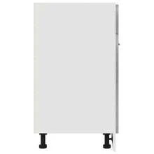 vidaXL Armário de gaveta "Lyon" cinza beton 60 x 46 x 81,5 cm Bois d'ingénierie - Cinza - Ver 5
