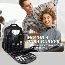 Mochila Organizadora para Barbero - Bolsa Profesional de Herramientas con Compartimentos Acolchados y Gran Capacidad - Negro - Ver 7