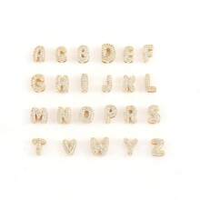 2Pcs/Set New Fashion Heart Bubble Initial Pendant Golden Stainless Steel Lip Chain Layers Necklaces For Women - Yellow Gold - View 4