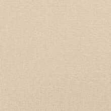 vidaXL Bettgestell ohne Matratze, cremefarben, 100 x 200 cm, Stoff - Beige - Übersicht 8