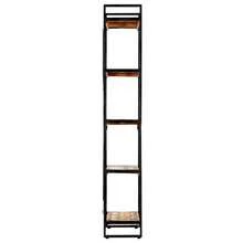 vidaXL Libreria 5 livelli 60x30x180 cm Bois solid de récupération - Castano - Visualizzare 3