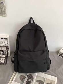 Backpack For Women Black College Cute Aesthetic Laptop Backpack Men Teacher Work Lightweight Casual Daypack Backpacks Anti Theft Computer Gym Backpacks With Laptop Compartment - Nhiều màu - Xem 2