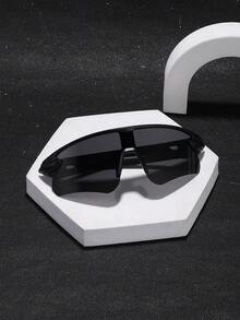 1副男士运动护目镜，轻巧镜框，佩戴无压迫感，适合户外骑行，带眼镜盒 - 彩色 - 查看 8